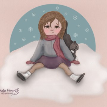 Michelle Fitzurka.Skating Fall